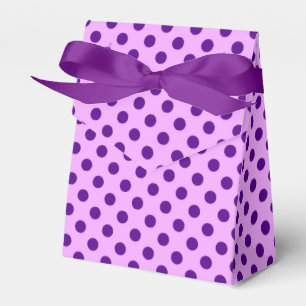 Ballotins Grands points rétro - violet et orchidée