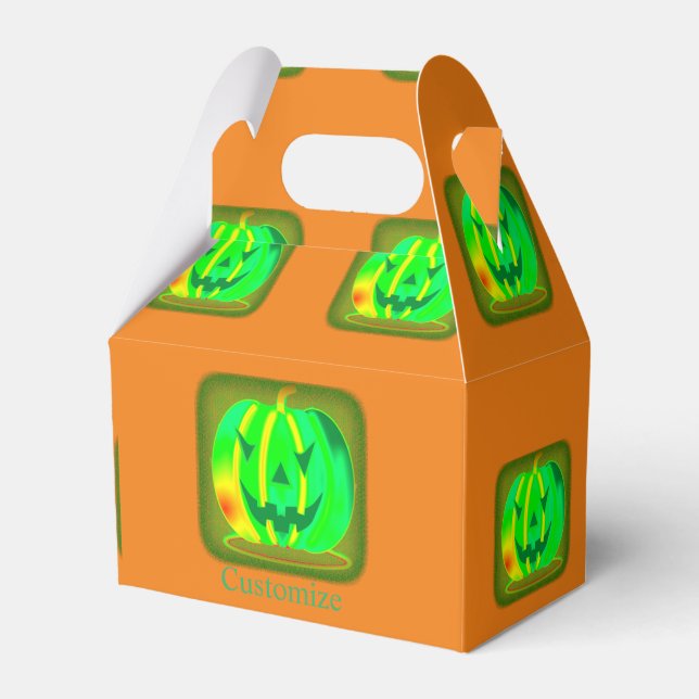 Ballotins Green Jack olantern Halloween Thunder_Cove (Verso)