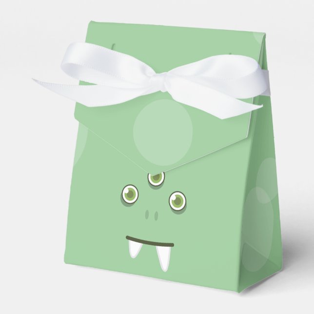 Ballotins Green Monster Face boîte cadeau (Verso)