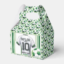 Green Soccer Sports Boy Jersey Anniversaire de enf