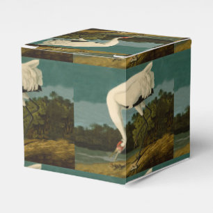 Ballotins Grue blanche Audubon Peinture d'oiseaux