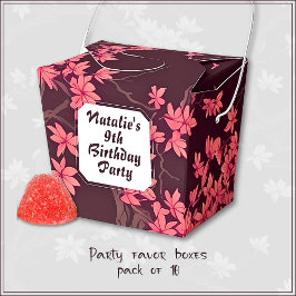 Ballotins Grue en papier rose Origami Fleur de cerisier