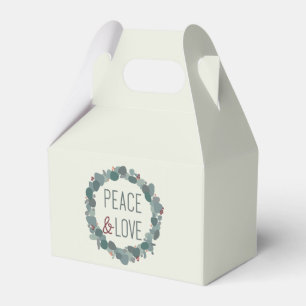 Ballotins Guirlande minimaliste moderne eucalyptus Paix et A