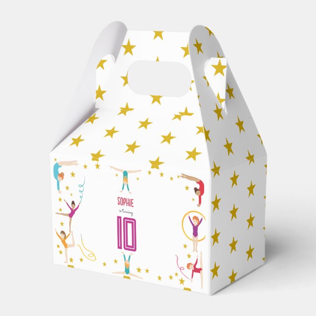 Ballotins Gymnastique et acrobatie sport fille anniversaire (Verso)