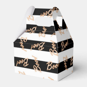 Ballotins Halloween BOO Orange Black White Party Favoriser l