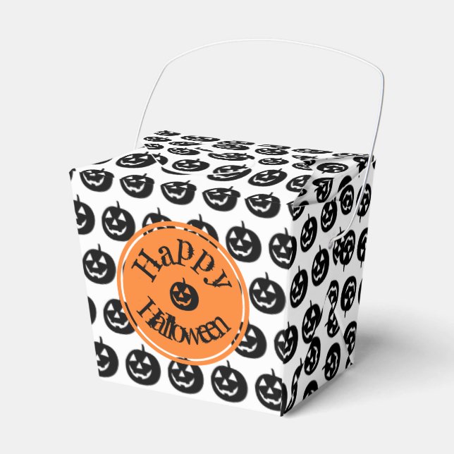 Ballotins Halloween design Citrouille moderne (Verso)