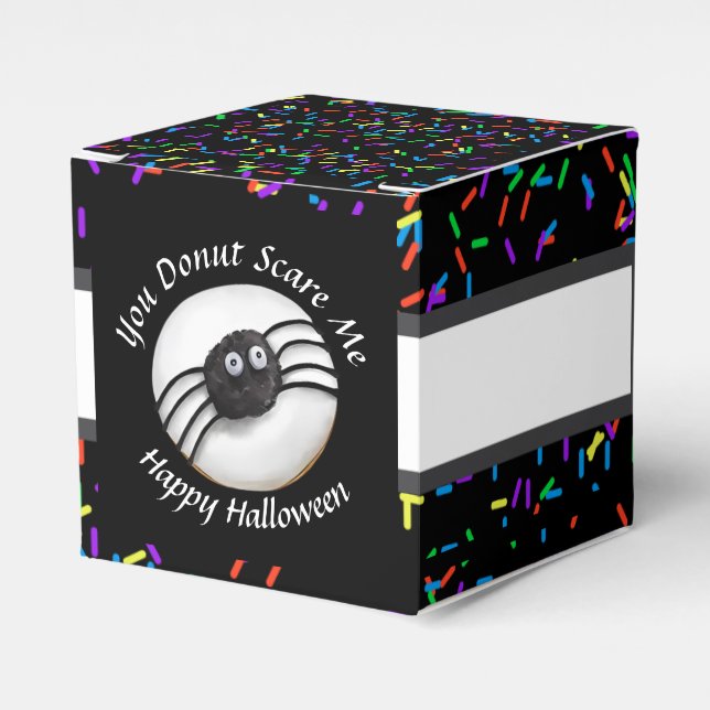Ballotins Halloween Éffrayant Black Spider Donut (Verso)