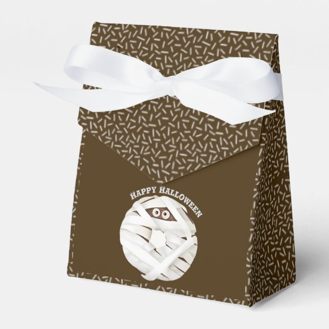 Ballotins Halloween Éffrayant Brown Boo Ghost Donut (Verso)