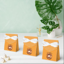 Halloween Éffrayant Orange Web Donut