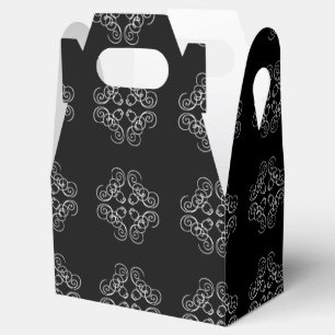 Ballotins Halloween Elégant Black White Party Favoriser les 