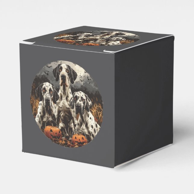 Ballotins Halloween Great Dane Dogs Jack-o'-lantern (Verso)