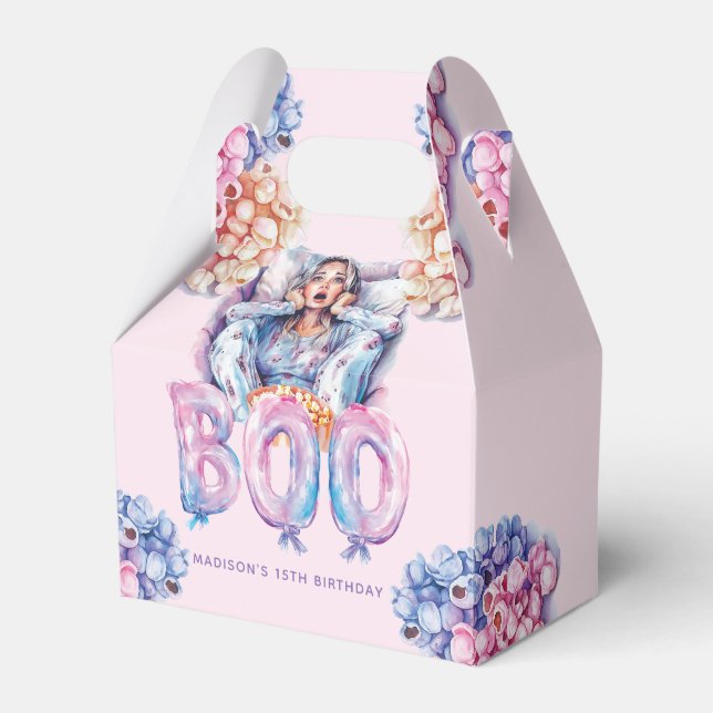 Ballotins Halloween rose vif magique (Verso)