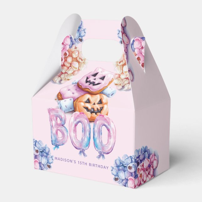 Ballotins Halloween rose vif magique (Verso)