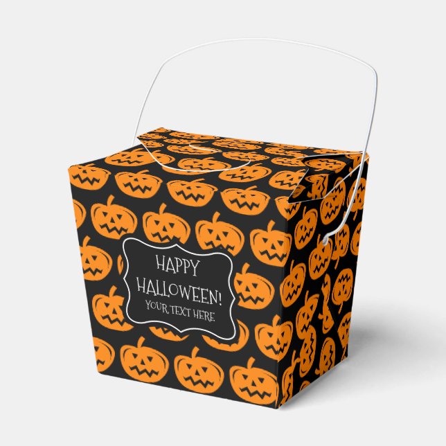 Ballotins Halloween ruse ou traiter citrouille fête boîte de (Verso)