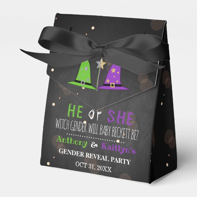 Ballotins Halloween Witch Genre Revela Party (Verso)