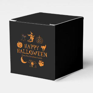 Ballotins Happy Halloween nom personnalisé traiter éffrayant