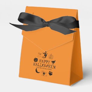 Ballotins Happy Halloween traiter nom personnalisé noir oran