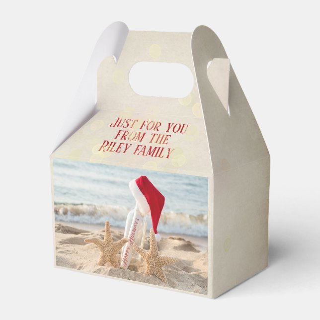 Ballotins Happy Holiday starfish sur la plage (Verso)