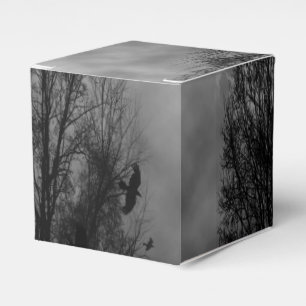 Ballotins Haunted Halloween Sky avec Ravens Party Favor Box