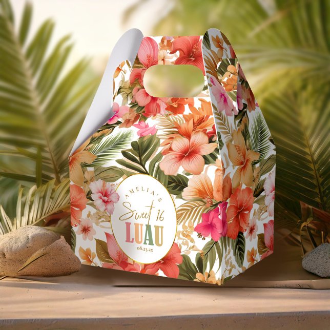 Ballotins Hawaiian Luau Sweet sixteen Motif Floral ID1092 (Créateur téléchargé)