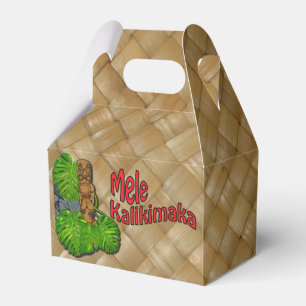 Ballotins Hawaiian Tiki Mele Kalikimaka Ballotin de Noël
