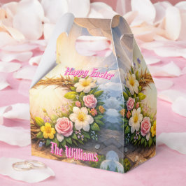 Ballotins He Is Risen Religious Floral Crown Personalized