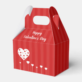 Ballotins Heureuse Sainte-Valentin Beau Coeurs blancs rouges