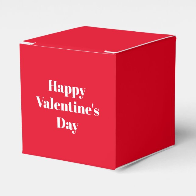 Ballotins Heureuse Sainte-Valentin, cadeau blanc rouge (Verso)