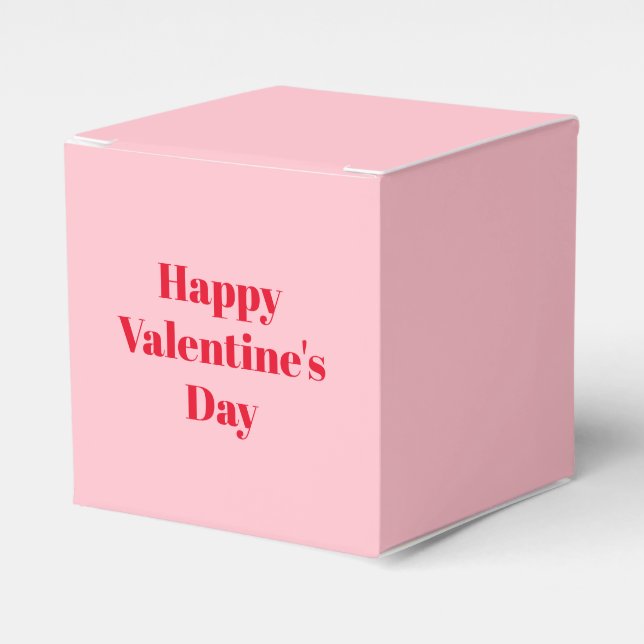 Ballotins Heureuse Sainte-Valentin, cadeau rose rouge (Verso)