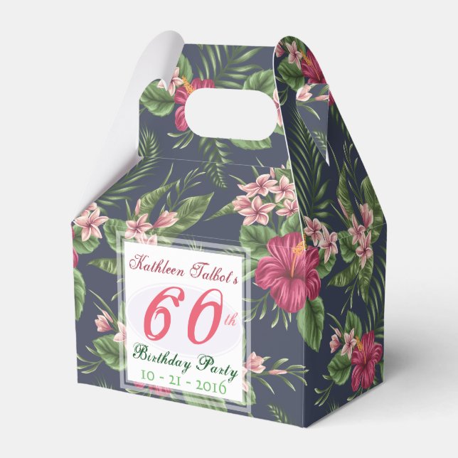 Ballotins Hibiscus 60e anniversaire Merci Ballotin (Verso)