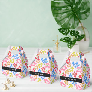 Ballotins Hibiscus Coloré, Motif De Fleurs, Votre Nom