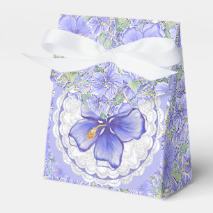 Ballotins Hibiscus & dentelle BLEU