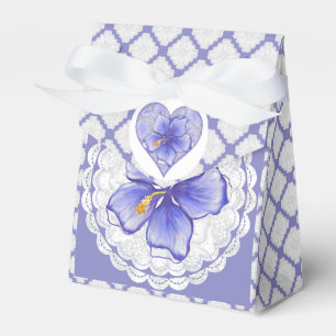 Ballotins Hibiscus & dentelle BLEU