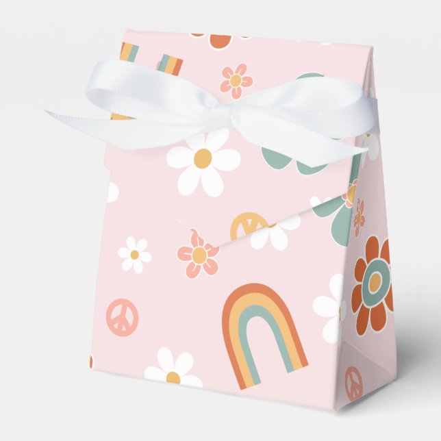 Ballotins Hippie Rainbow Floral Anniversaire (Verso)