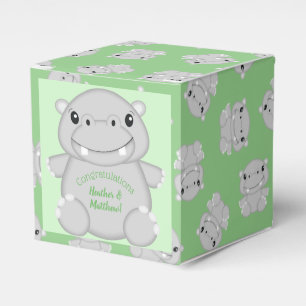 Ballotins Hippo Baby shower vert