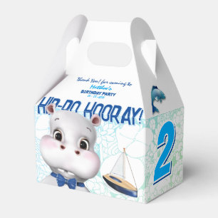 Ballotins Hippo Blue Fish Boy Anniversaire