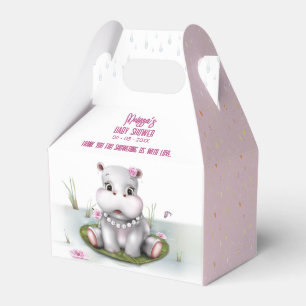 Ballotins Hippo River Adventure Girl Baby shower