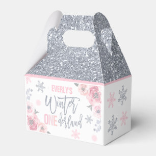 Ballotins Hiver ONEderland Pink Silver Fête de flocon de ne