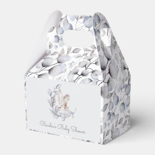 Ballotins Hivernal Chouette des bois Baby shower de script m