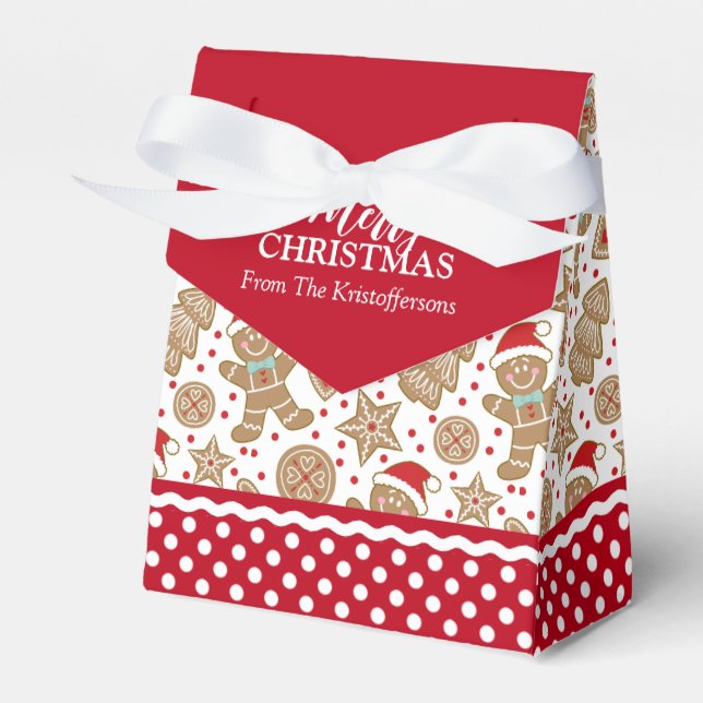 Ballotins Homme en pain d'épices de Noël de Noël (Verso)