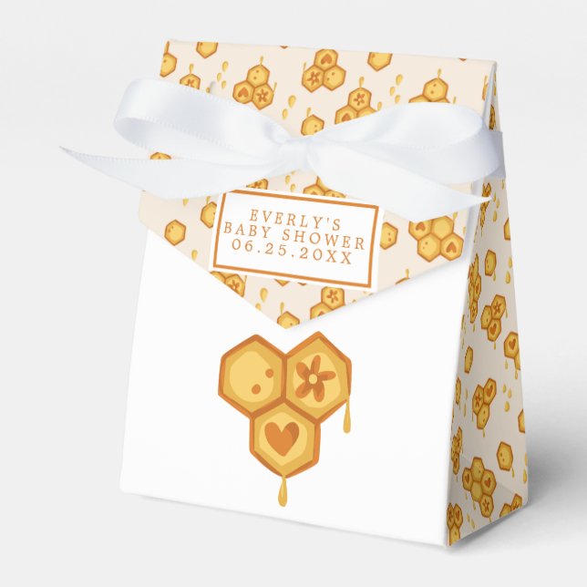 Ballotins Honeypeb Honey Bee Cute Baby shower (Verso)