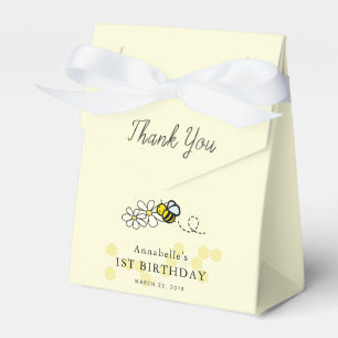Ballotins Hunny Bee Daisy Floral Yellow Girl Anniversaire