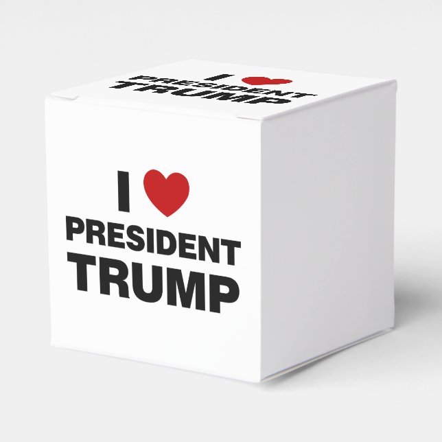 Ballotins I Love Président Trump Heart (Verso)