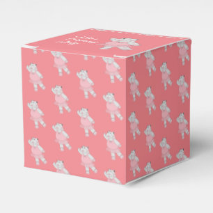 Ballotins illusima Ballet Hippo Motif Peach Anniversaire