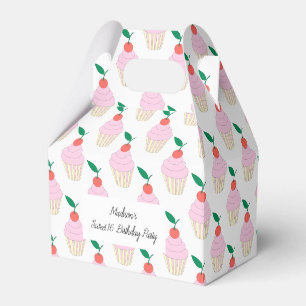 Ballotins illusima Cupcakes glaçage fraise Sweet 16