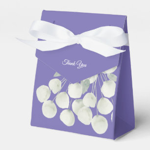 Ballotins illusima Ruban Blanc Floral Merci