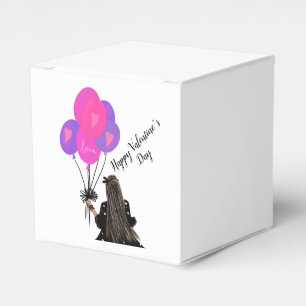 Ballotins Illustration de fille chic avec ballon pour la Sai