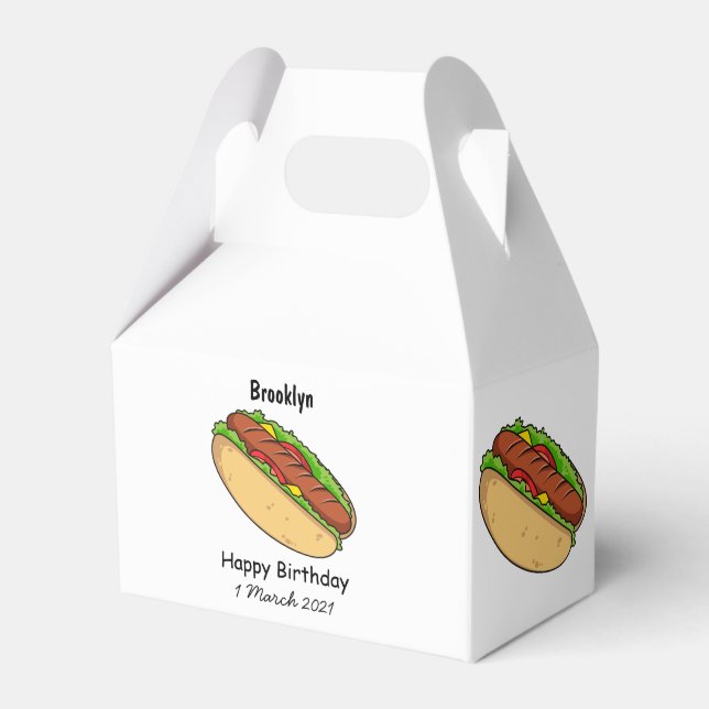Ballotins Illustration de Hot dog (Verso)