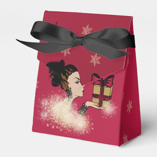Ballotins illustration de mode pétillante de noël (Verso)