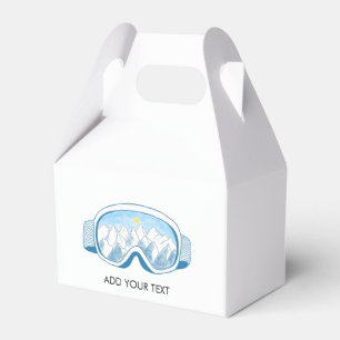 Ballotins Illustration des lunettes de ski personnalisée